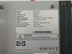 Generator Control System Input 0-10V/0-20 Ma Deif 3-meter Dgu 0007