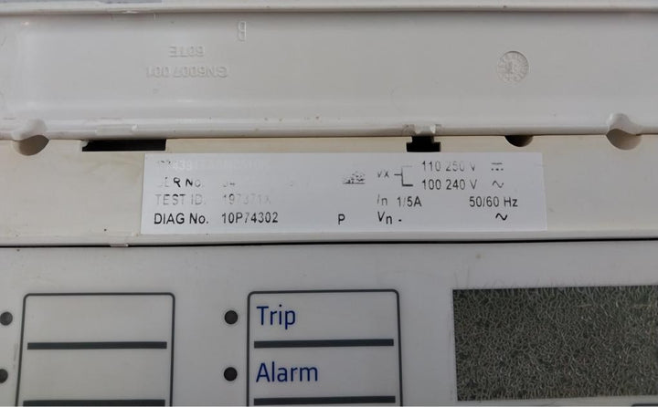 Generator Protection Numerical Relay P743916A6M0510K Alstom 50/60Hz 1/5A