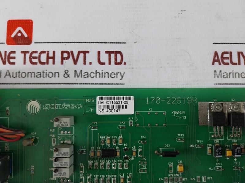 Gentec 130-18014 Charger Control Lm: C115531-05 Printed Circuit Board Mc0106