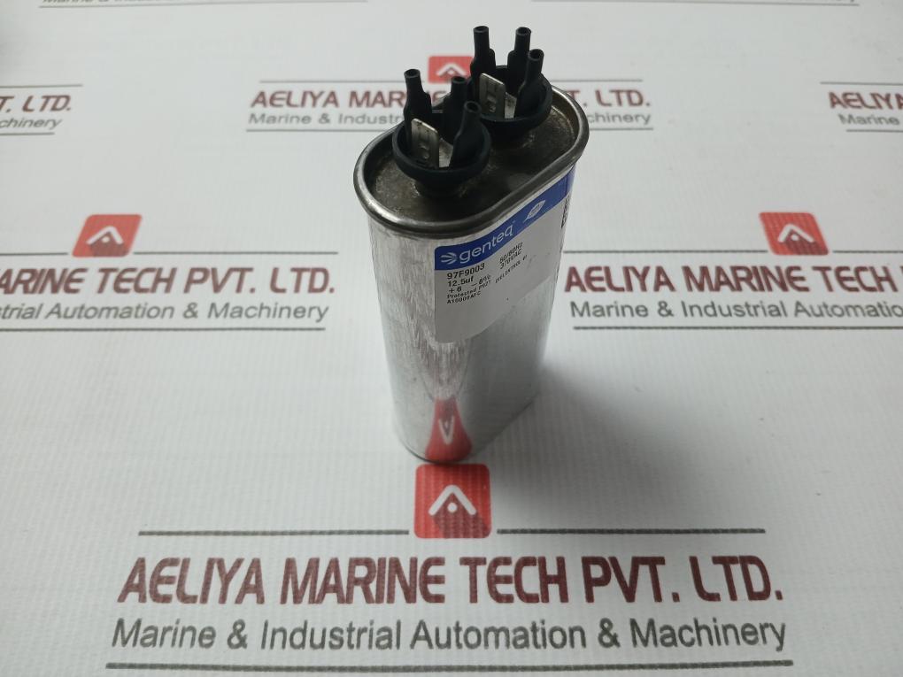 Genteq 97F9003 Motor Run Capacitor 12.5Uf 370Vac
