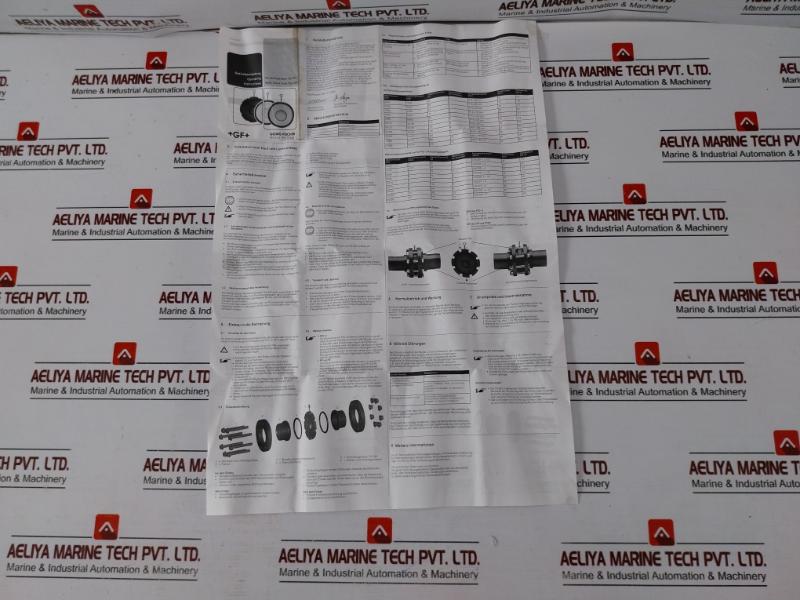 Georg Fischer 369 Pvc-u Water Check Valve Dn 125, Ts 60°c