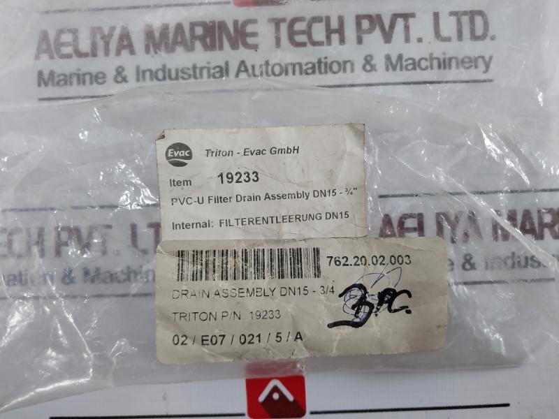 Georg Fischer 546 Pvc-u Filter Drain Assembly Dn10/15