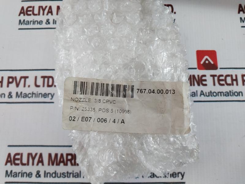 Georg Fischer Cpvc 4120 3/8" 920Psi Water Supply Pipe With Nozzle