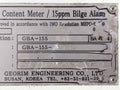 Georim Gba-155 Oil Content Meter/15Ppm Bilge Alarm Bg-10Cp Rev: V3C 94V-0