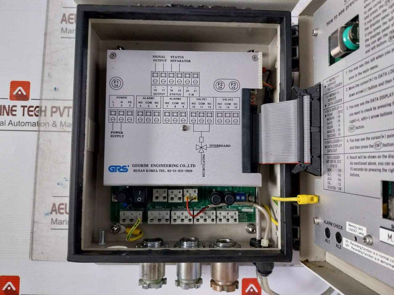 Georim Gba-155 Oil Content Meter/15Ppm Bilge Alarm Bg-10Cp Rev: V3C 94V-0