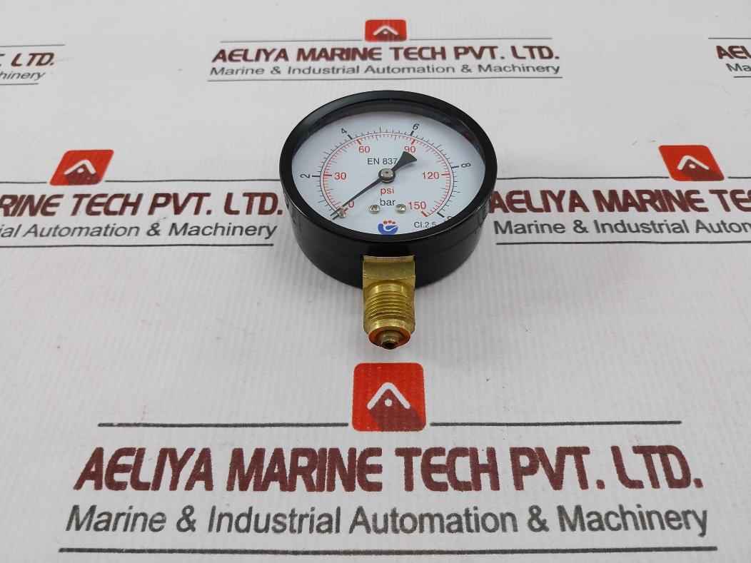 Gesa En837-1 Pressure Gauge 0-10 Bar 0-150 Psi