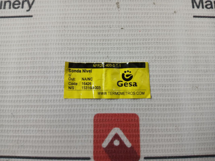 Gesa Nfr2Ic-400-s-t-1 Liquid Float Level Switch