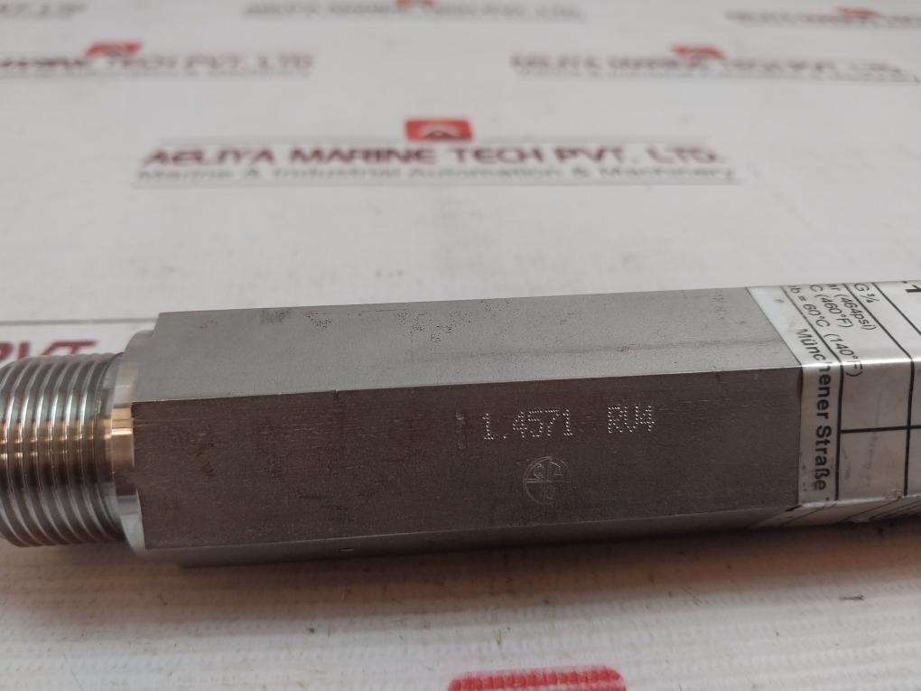 Gestra Erl 16-1 Conductivity Electrode Pn40 B12 Gdme 32 Bar (464Psi)