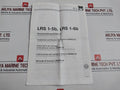 Gestra Lrs1-5 Conductivity Limit Switch 25C 220V 50Hz Ip40