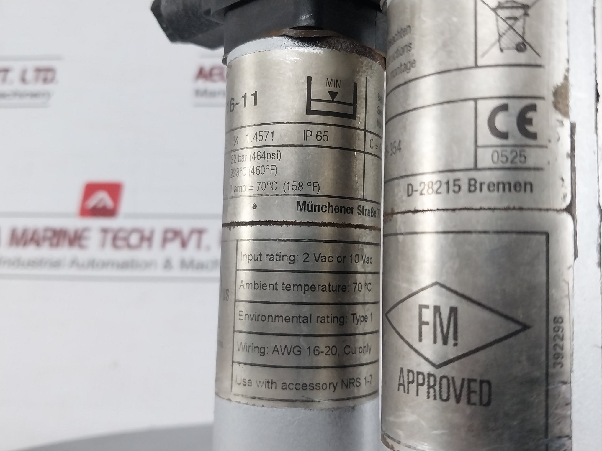 Gestra Level Transmitter 32 Bar 4-20Ma Length 1420Mm Part No Nrgt 26-1S