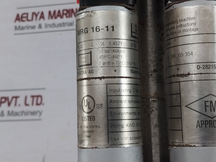 Nrgt 26-1S Level Transmitter 32 Bar 4-20Ma Length 1420Mm Gestra