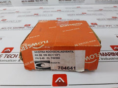 Gestra Rk 86 Check Valve 1 1/2" Cl 300