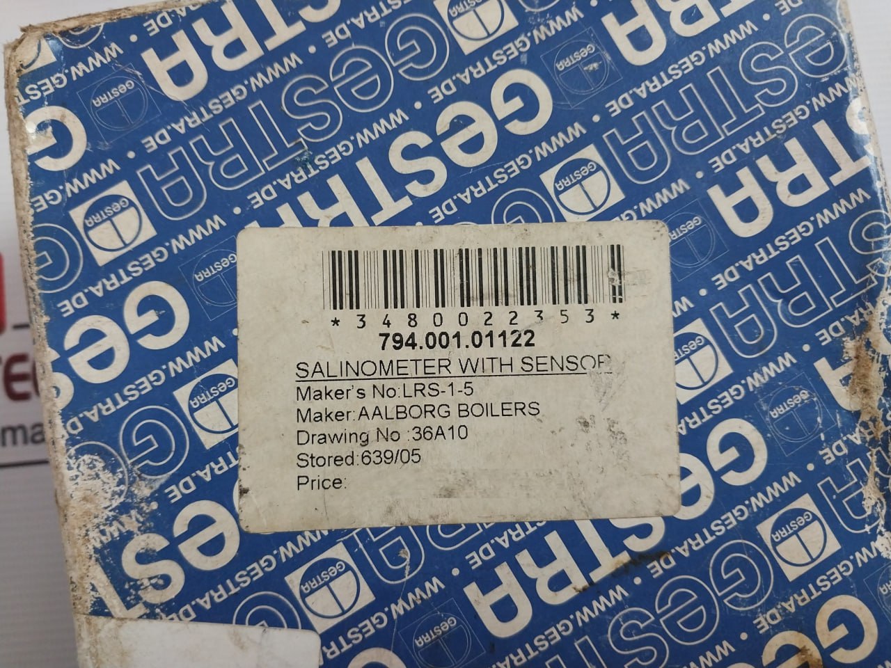 Gestra Lrs1-5 Conductivity Limit Switch 25C 220V 50Hz Ip40