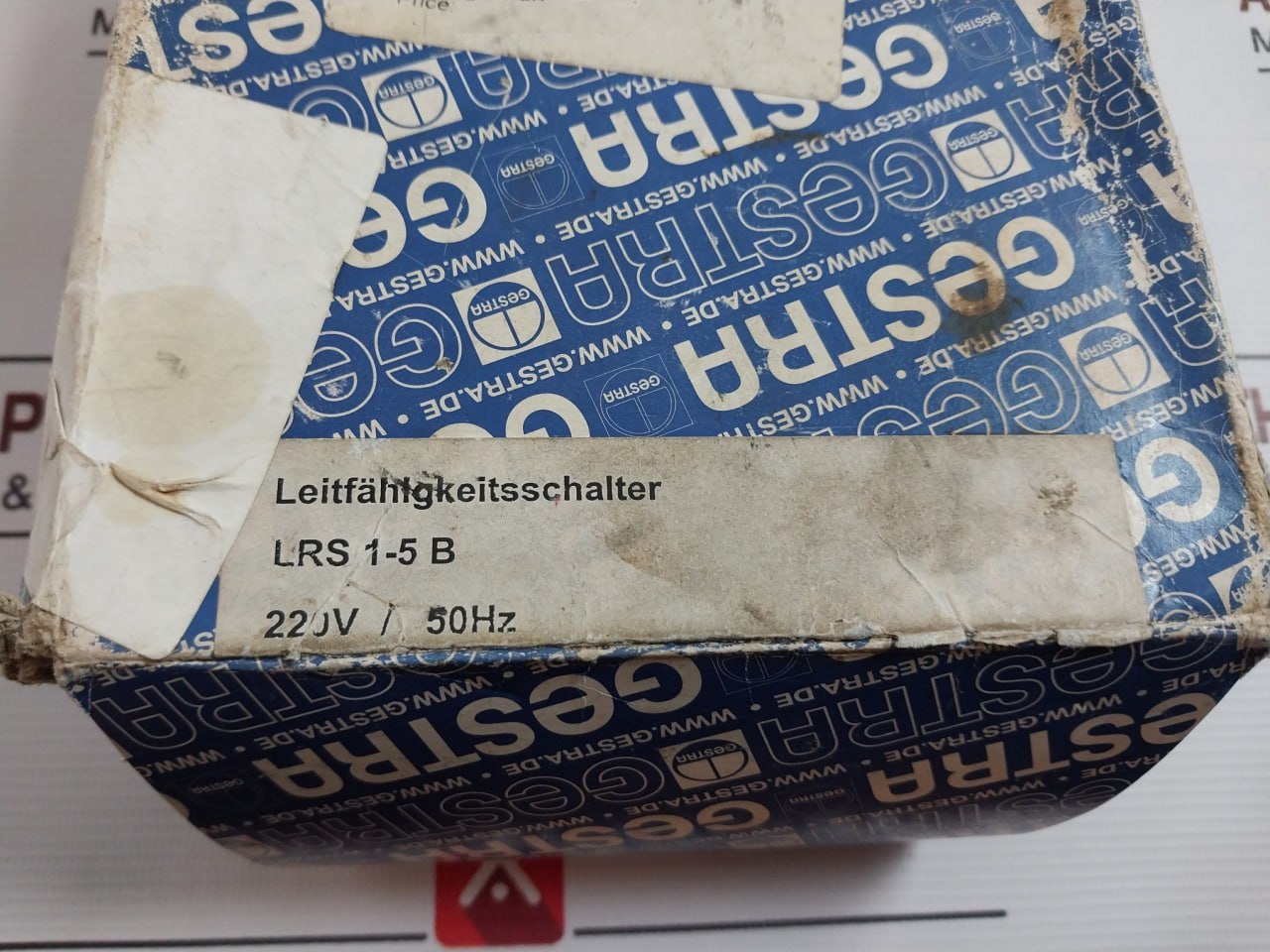 Gestra Lrs1-5 Conductivity Limit Switch 25C 220V 50Hz Ip40