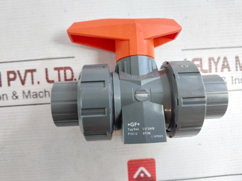 Gf 546 True Union Ball Valve 1/2” Pvc-u Epdm Pn16 Spares For Omni-pure