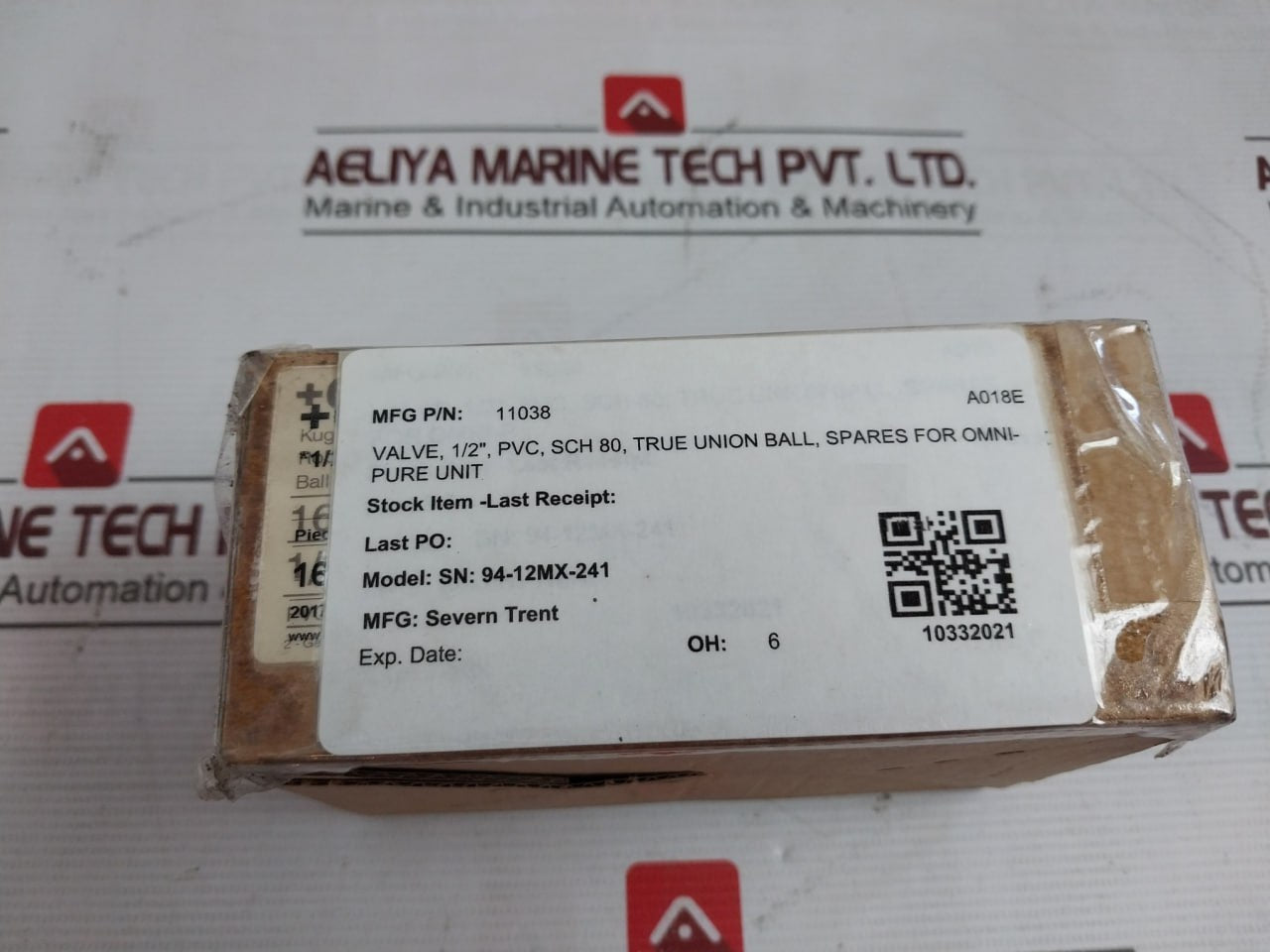 Gf 546 True Union Ball Valve 1/2” Pvc-u Epdm Pn16 Spares For Omni-pure