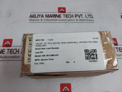 Gf 546 True Union Ball Valve 1/2” Pvc-u Epdm Pn16 Spares For Omni-pure