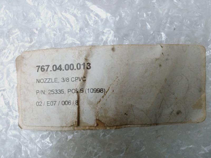 GF Piping CPVC 4120 920PSI Water Supply Pipe with Nozzle 3/8” Harvel Corzan