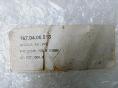 GF Piping CPVC 4120 920PSI Water Supply Pipe with Nozzle 3/8” Harvel Corzan