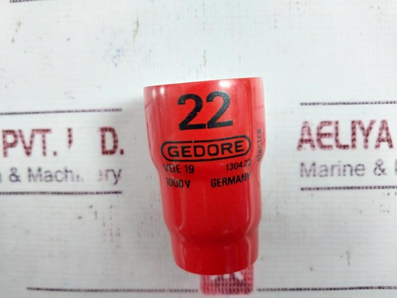 Gedore VDE 19 Socket Wrench Insert, VDE 1990,VDE 1988,VDE 1990-5,VDE 1993 U Set