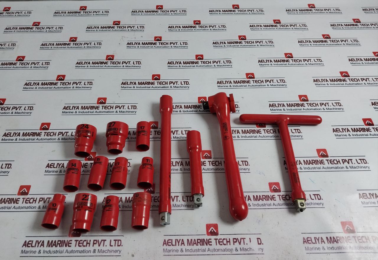 Gedore VDE 19 Socket Wrench Insert, VDE 1990,VDE 1988,VDE 1990-5,VDE 1993 U Set
