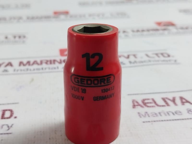 Gedore VDE 19 Socket Wrench Insert, VDE 1990,VDE 1988,VDE 1990-5,VDE 1993 U Set