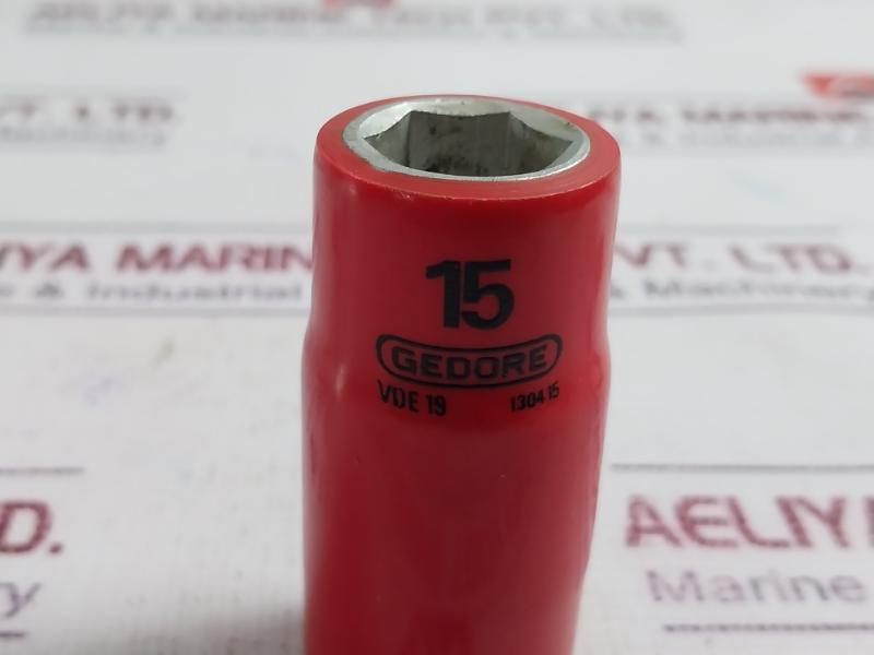 Gedore VDE 19 Socket Wrench Insert, VDE 1990,VDE 1988,VDE 1990-5,VDE 1993 U Set