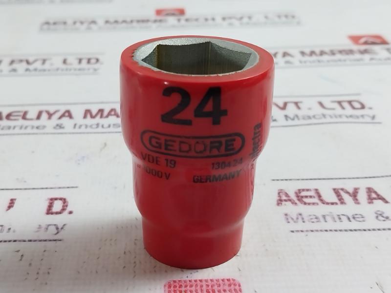 Gedore VDE 19 Socket Wrench Insert, VDE 1990,VDE 1988,VDE 1990-5,VDE 1993 U Set