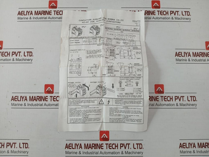 Gh15Cr-22 Ghisalba Auxiliary Contactor 10A/660V