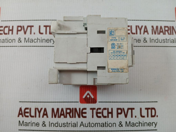 Gh15Cr-22 Ghisalba Auxiliary Contactor 10A/660V