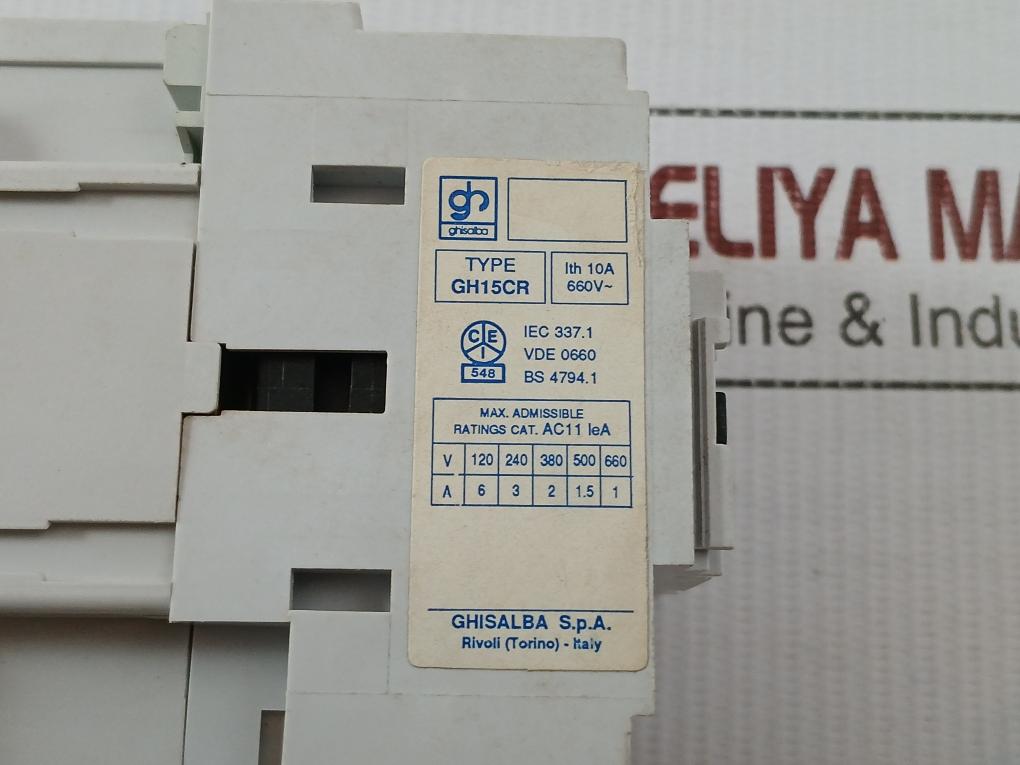 Gh15Cr-40 Auxiliary Contactor 10A/660V Ghisalba