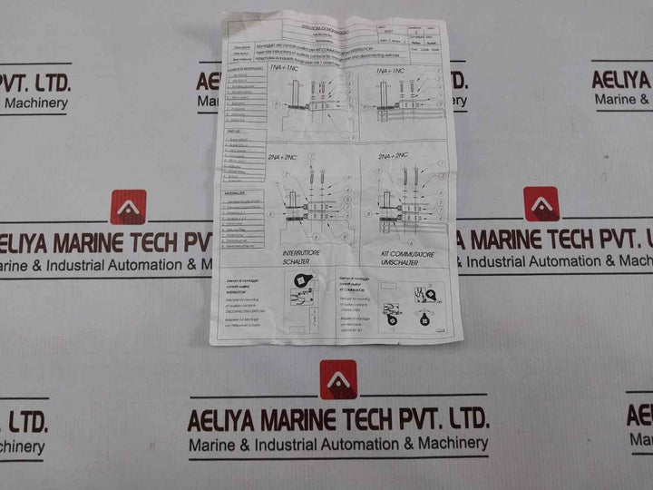 Ghisalba 4148860 Auxiliary Contact Kit