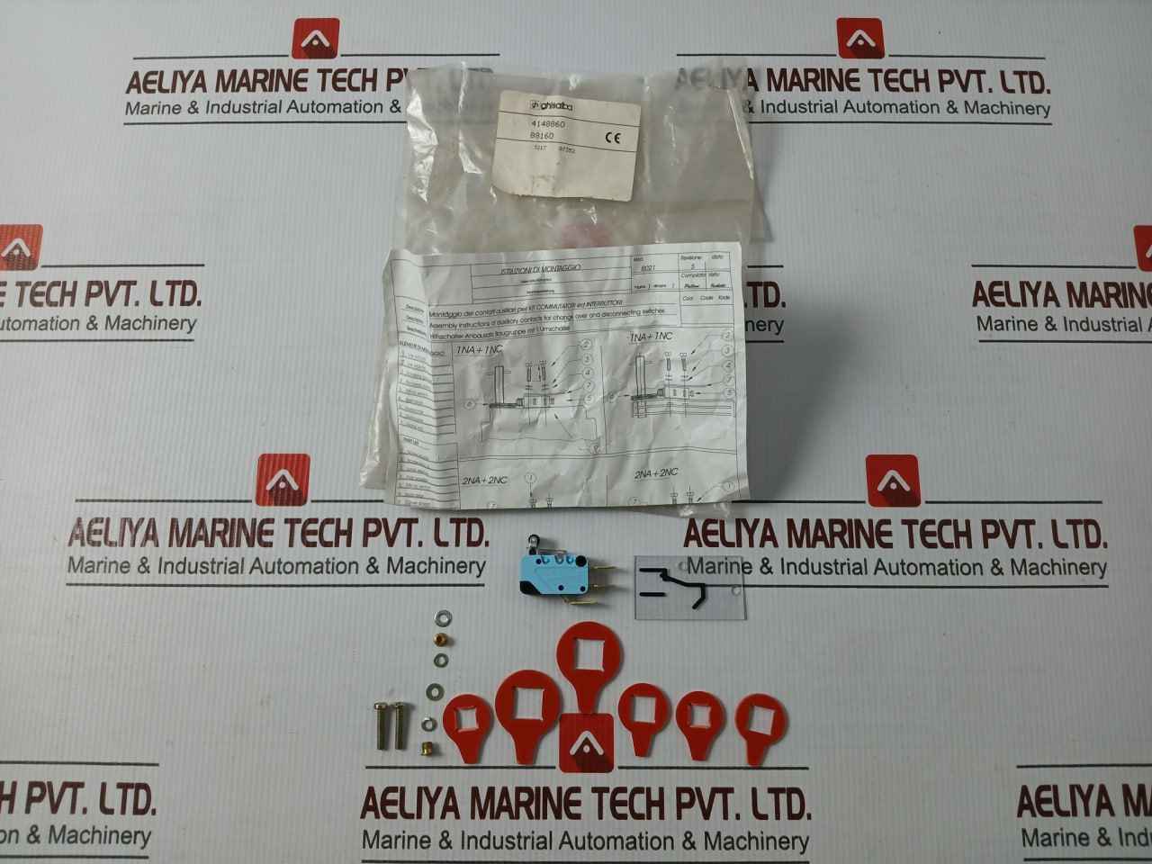 Ghisalba 4148860 Auxiliary Contacts Kit F/Change Over And Disconnecting Switch