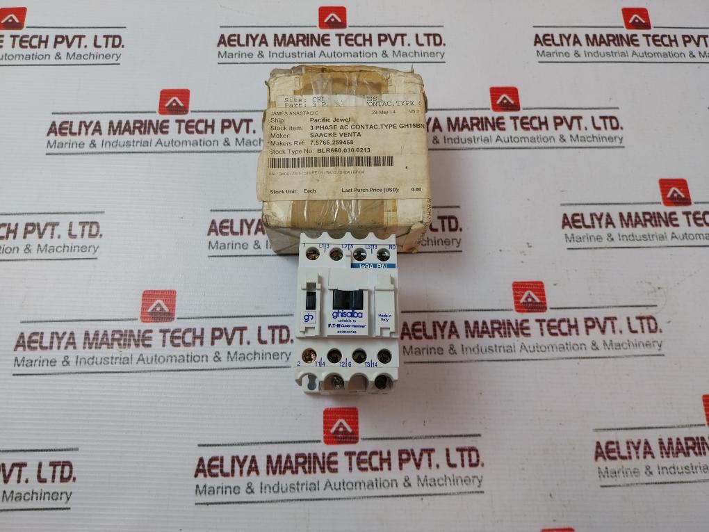 Ghisalba Gh15Bn Contactor 660V Ac