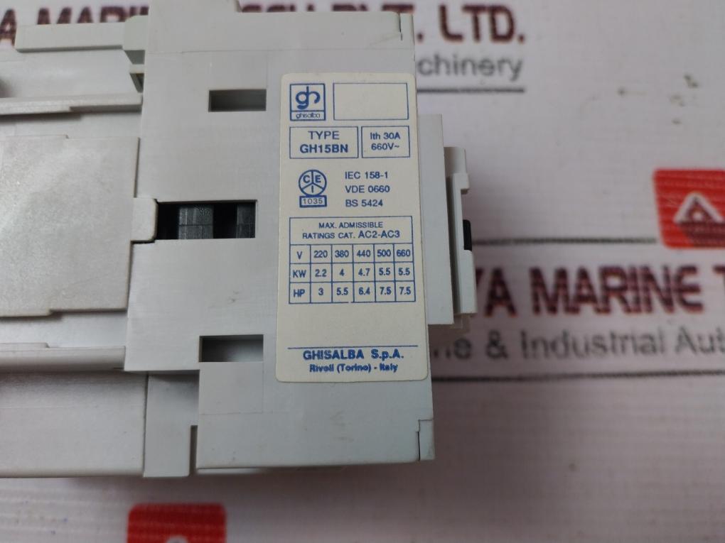 Ghisalba Gh15Bn Contactor 660V Ac