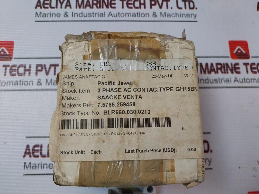 Ghisalba Gh15Bn Contactor 660V Ac