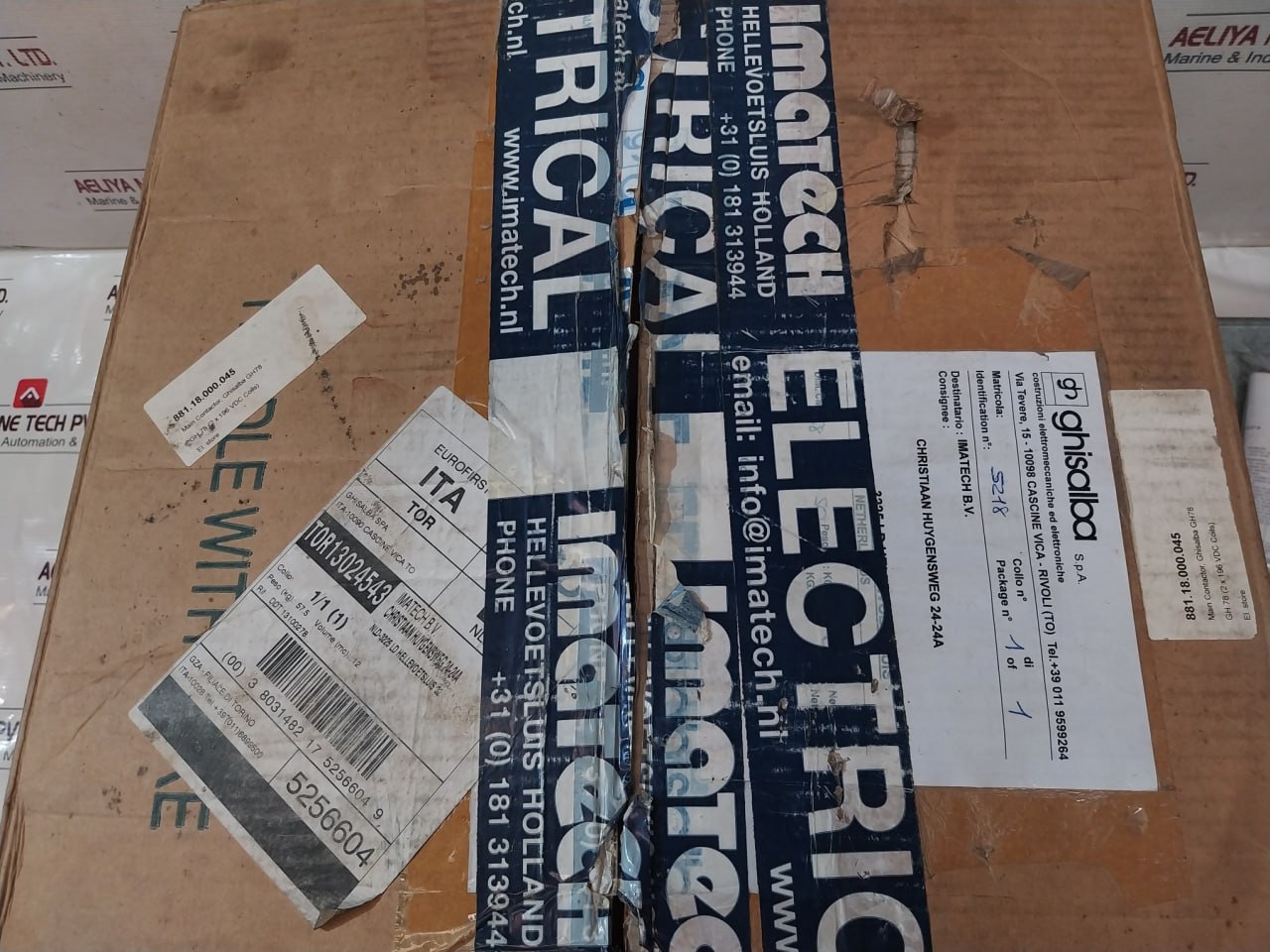 Ghisalba Gh78 Contactor 881.18.000.045 220-230V 50-60Hz 26Mb160A