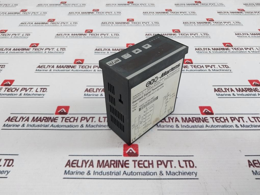 Ghm-Martens S9648-1-00-AO-1-00-M3/H Standard Signal Panel Meter