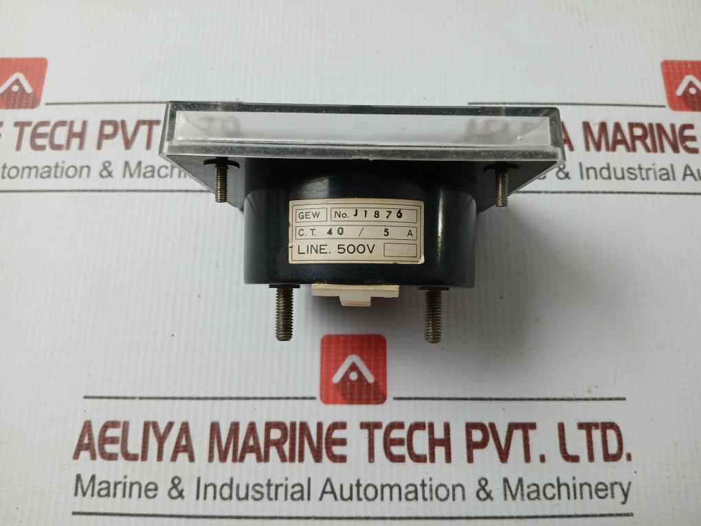 Gi-8 Analog Ac Ammeter Gomi Electric