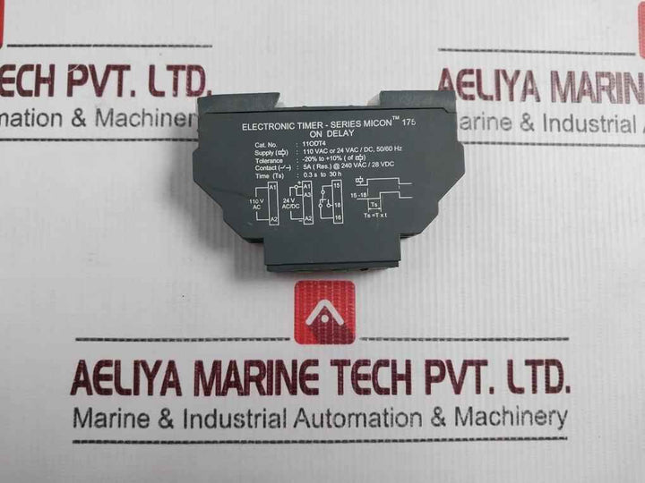 Gic 11Odt4 Electronic Timer-series Micon 175 On Delay 50/60Hz 5A 240 Vac/28Vdc