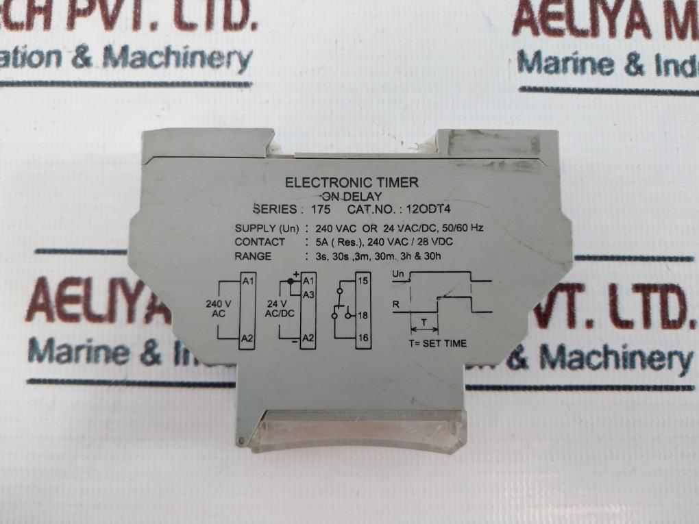 Gic 12Odt4 Micon Electronic Timer On Delay 240Vac 50/60Hz