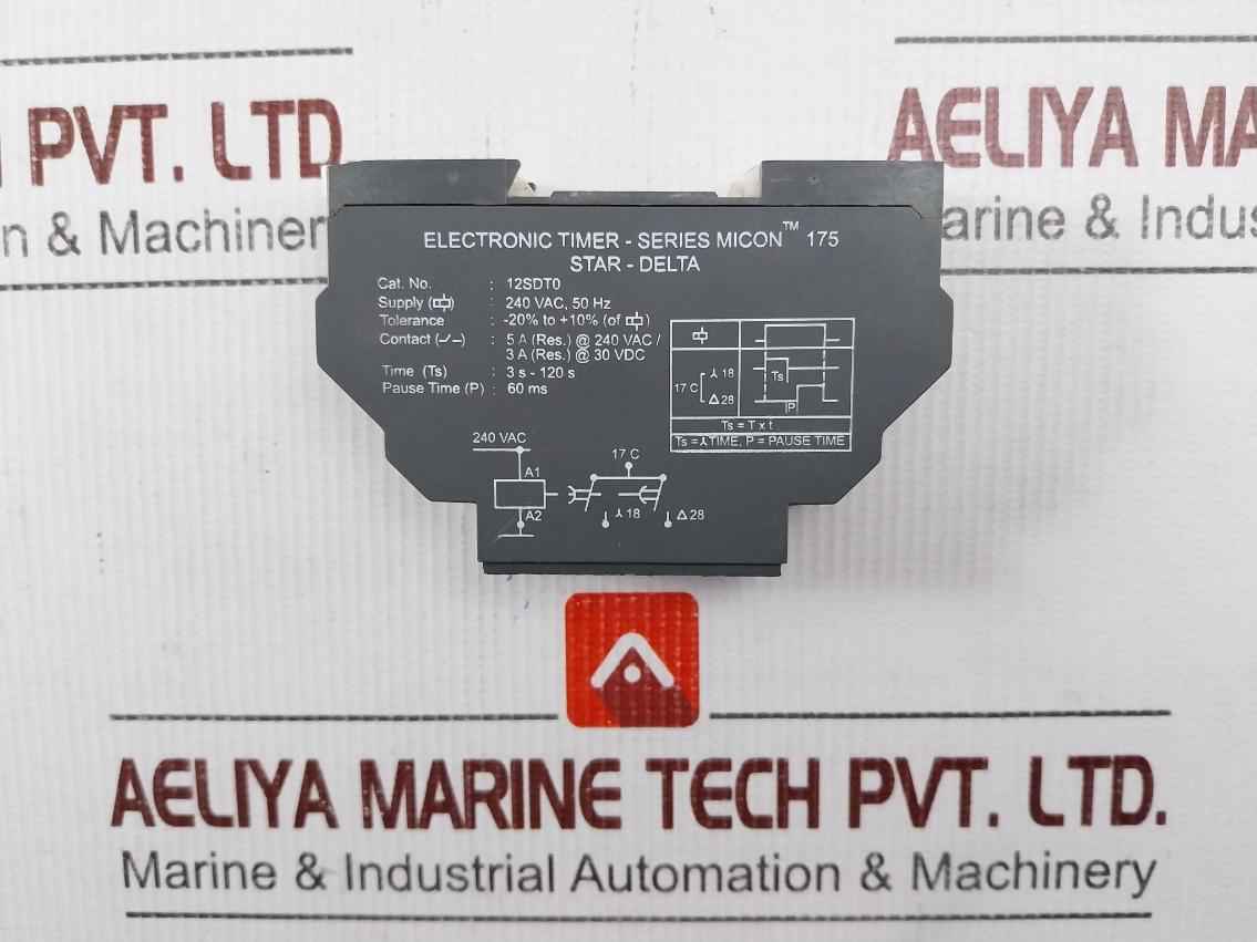 Gic 12Sdt0 Electronic Timer-series Rev R4 240Vac 50Hz 3A