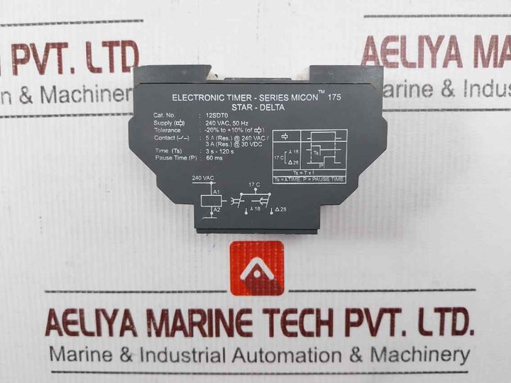 Gic 12Sdt0 Electronic Timer-series Rev R4 240Vac 50Hz 3A