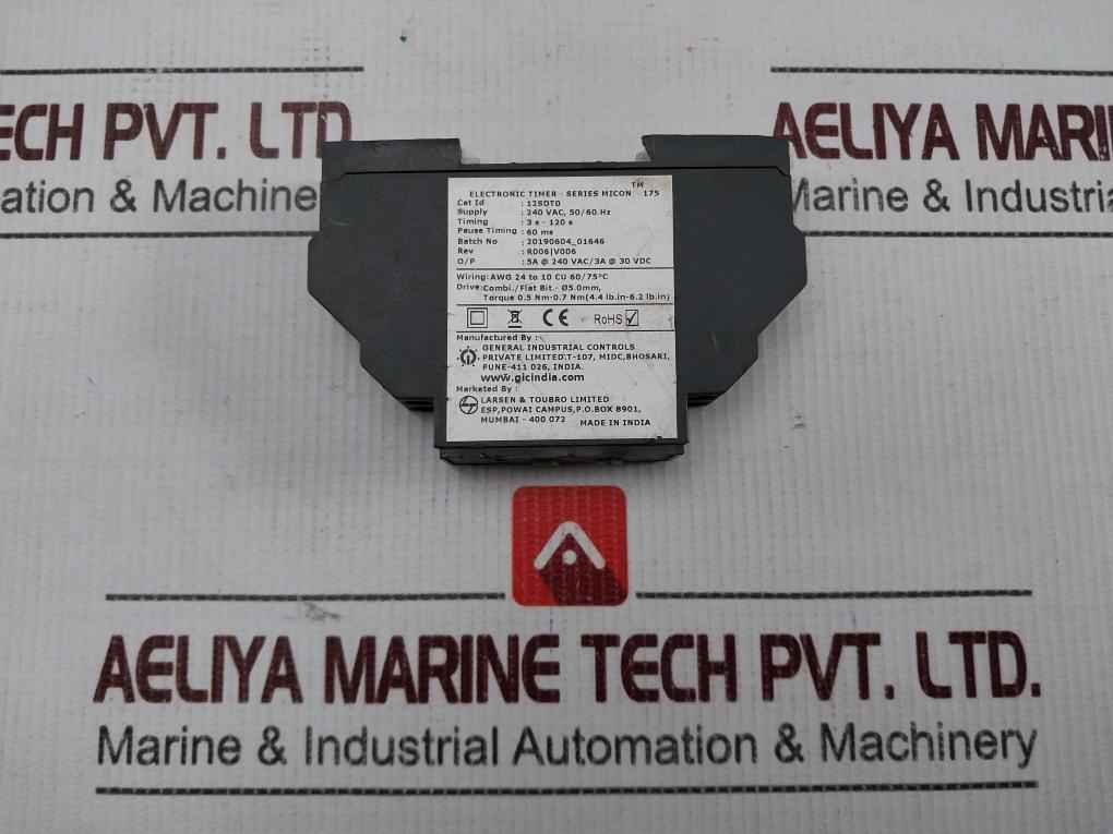 Gic 12sdt0 Electronic Timer Relay Module Micon 175 Star-delta 240vac 50/60hz