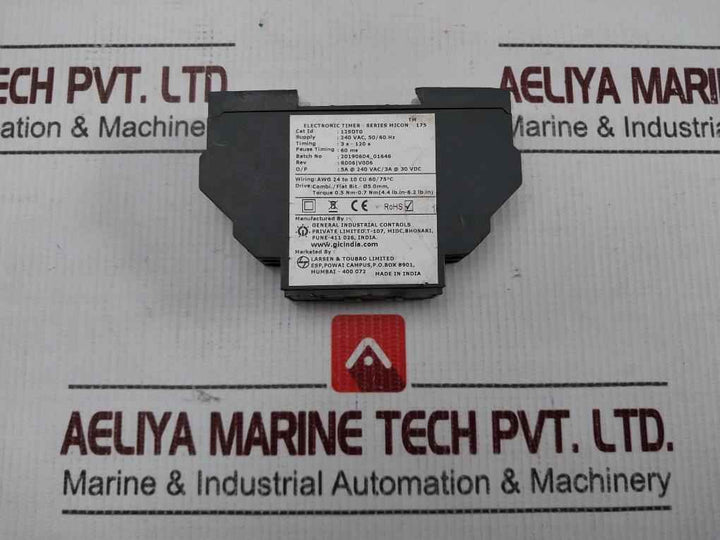 Gic 12sdt0 Electronic Timer Relay Module Micon 175 Star-delta 240vac 50/60hz