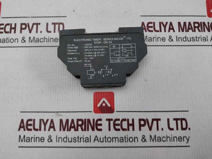 Gic 12sdt0 Electronic Timer Relay Module Micon 175 Star-delta 240vac 50/60hz