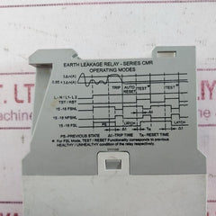 Gic 17G544Ff1 Earth Leakage Relay Series Cmr 220 To 415Vac 50-60Hz