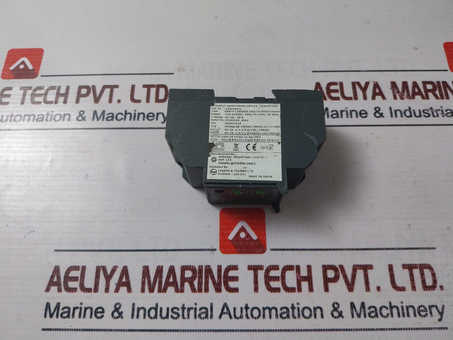 Gic 17G745Kf2 Earth Leakage Relay Faults Monitoring 30Ma-30A