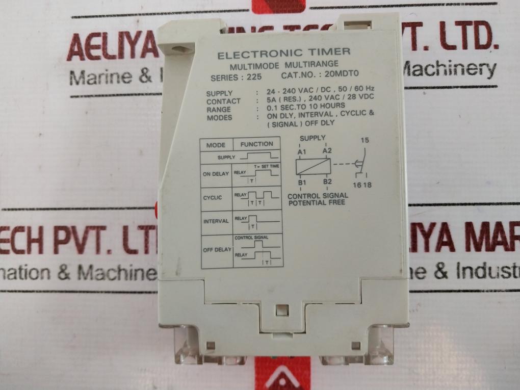 Gic 20Mdt0 Micon Electronic Timer 24-240Vac/Dc, 50/60Hz