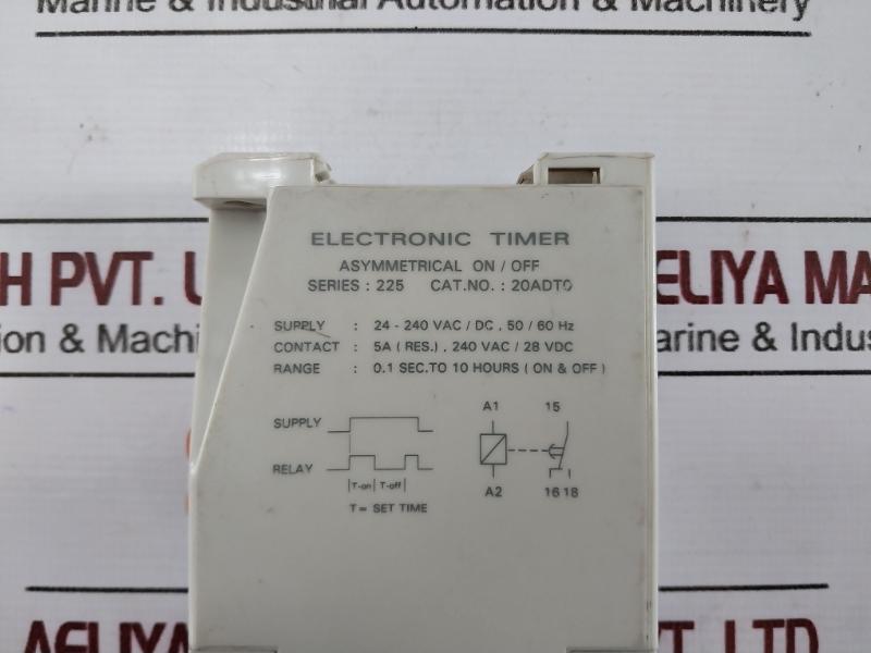 Gic 20adt0 Asymmetrical On/off Electronic Timer, 24-240 Vac/dc